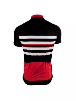 DEKO DK-1018-003 Black and red cycling jersey