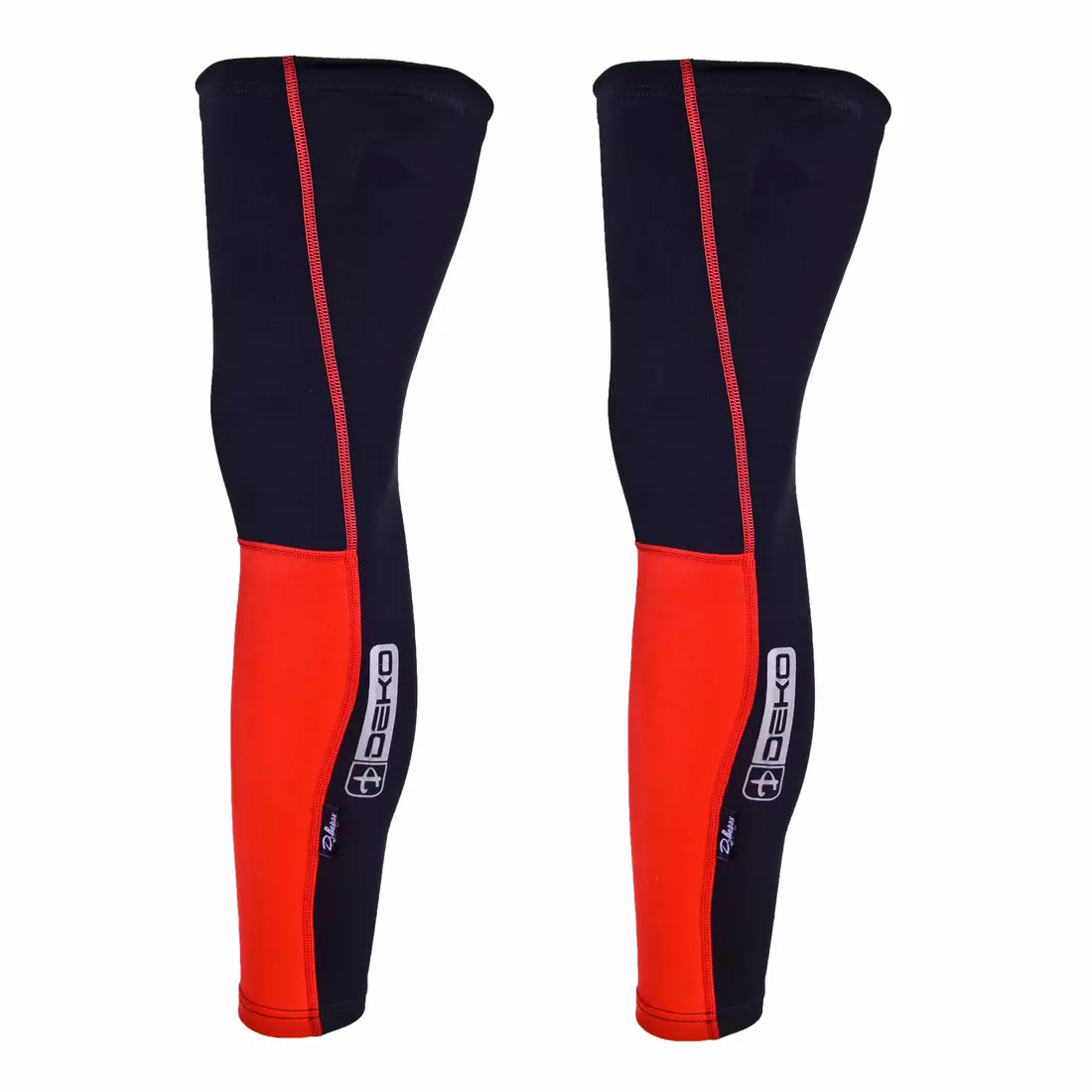 DEKO DUAL D-ROBAX insulated cycling trousers, black and red