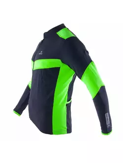 DEKO HUM D-Robax cycling sweatshirt black-fluor green