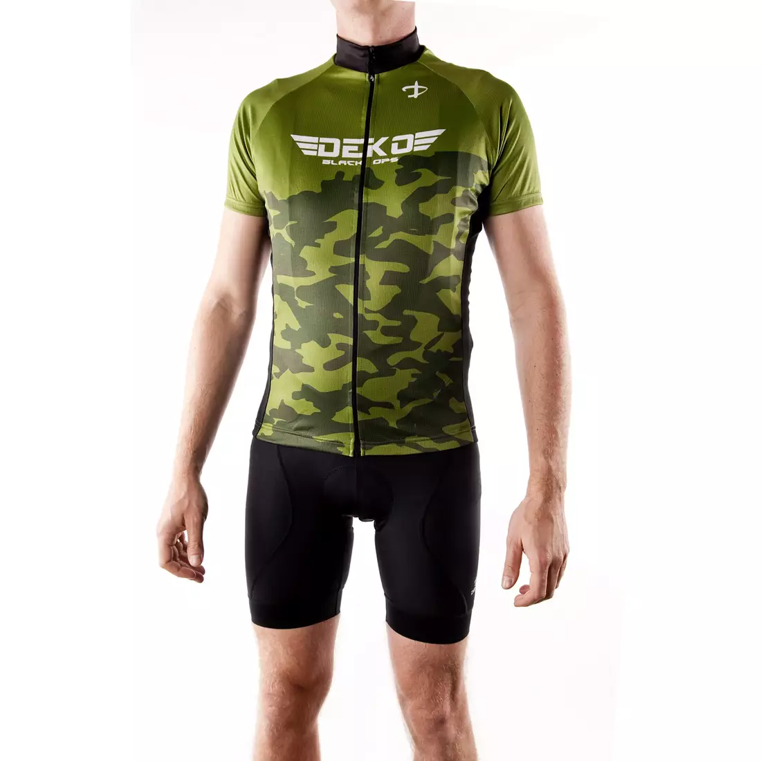 DEKO MILITARY Green cycling jersey