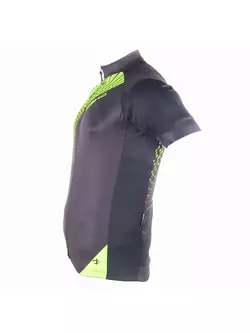 DEKO SET2 men's cycling jersey black fluor green