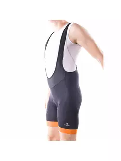DEKO STYLE men's cycling shorts, black-orange
