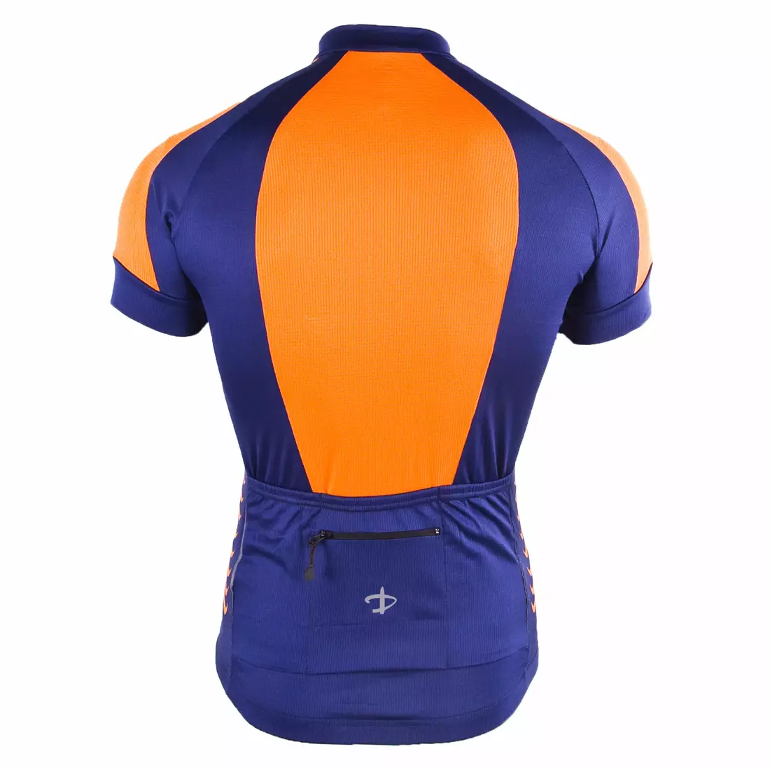 DEKO WHITE Navy blue and orange cycling jersey
