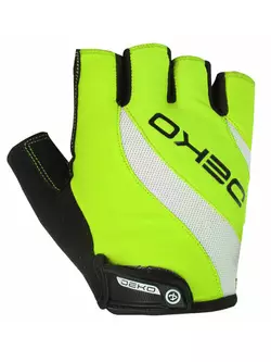 DEKO cycling gloves Gel fluor-yellow DKSG-1014