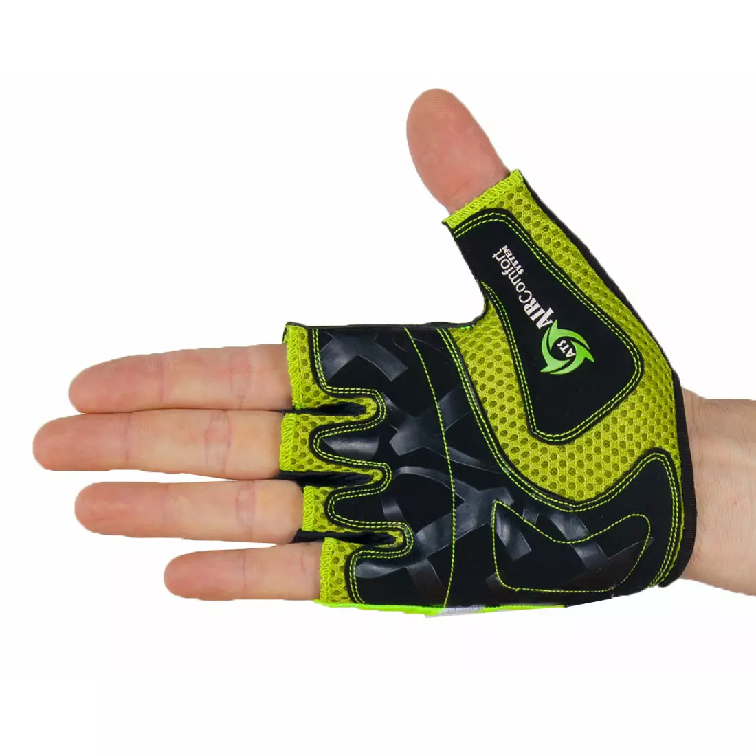 DEKO cycling gloves Gel fluor-yellow DKSG-1014