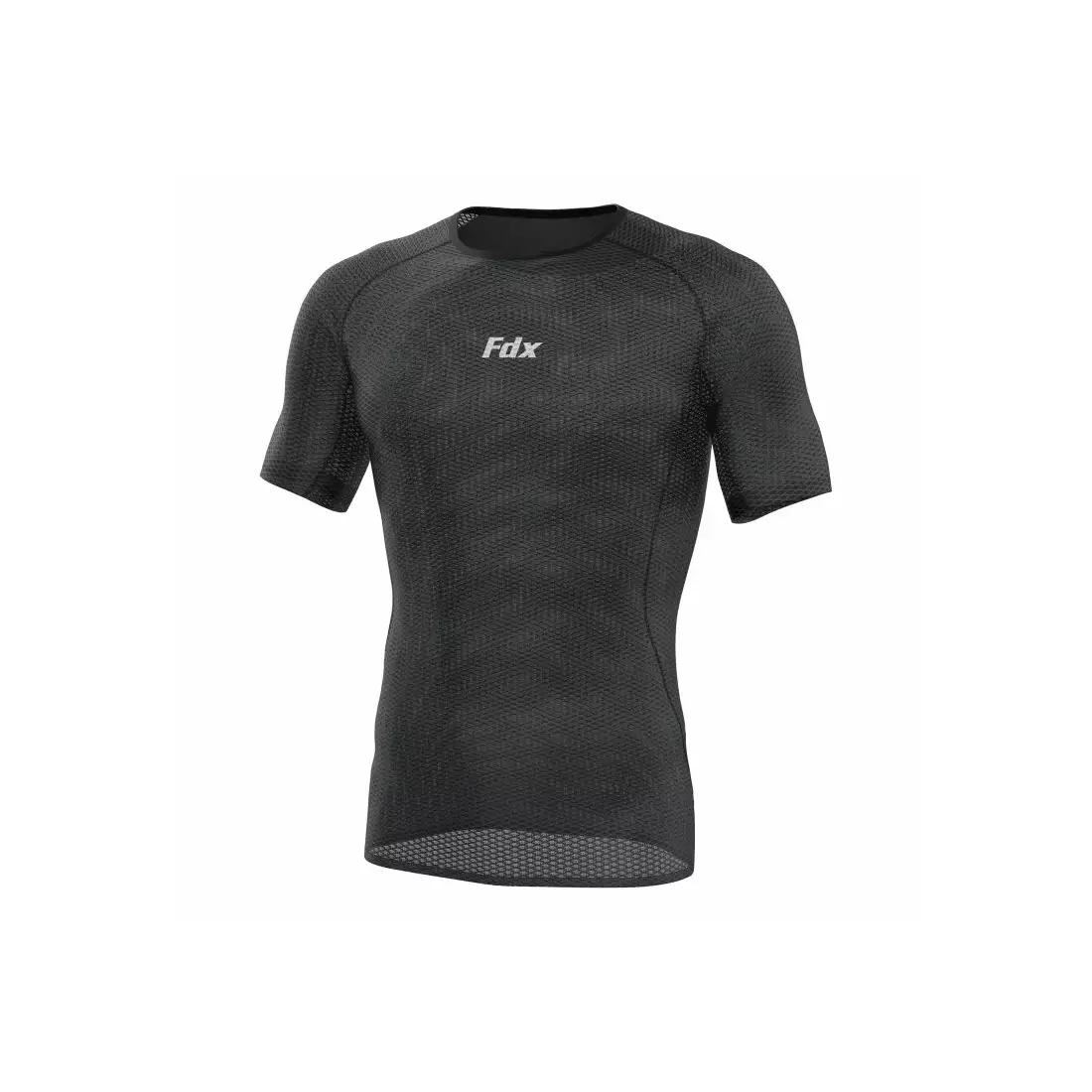 FDX 1040 ultra-light mesh jacket, short sleeve, black