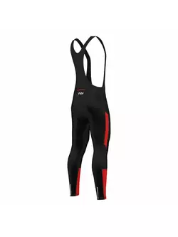 FDX 1220 insulated cycling trousers, black and red