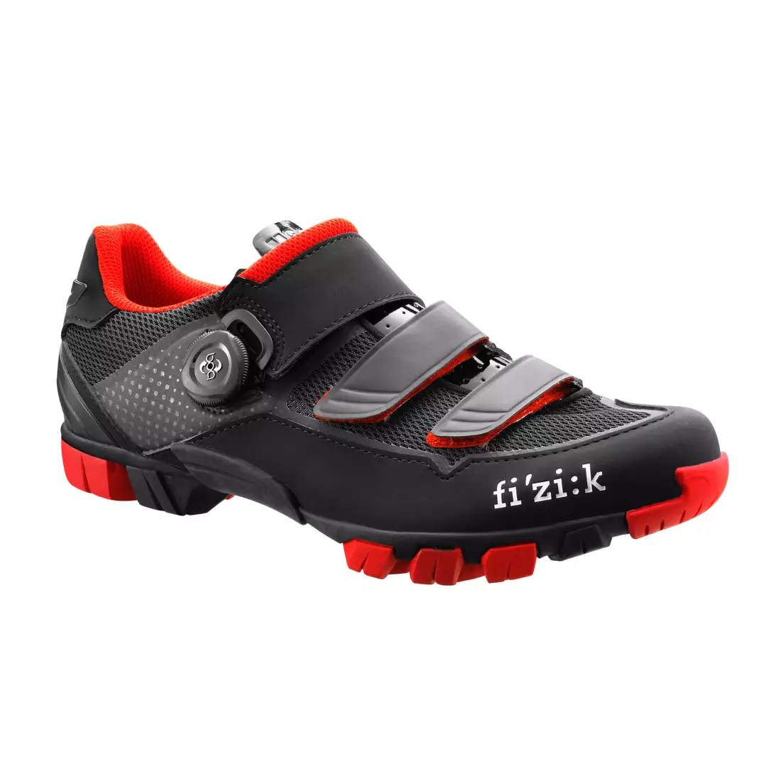 FIZIK X-ROAD M6 MTB bike shoes black red