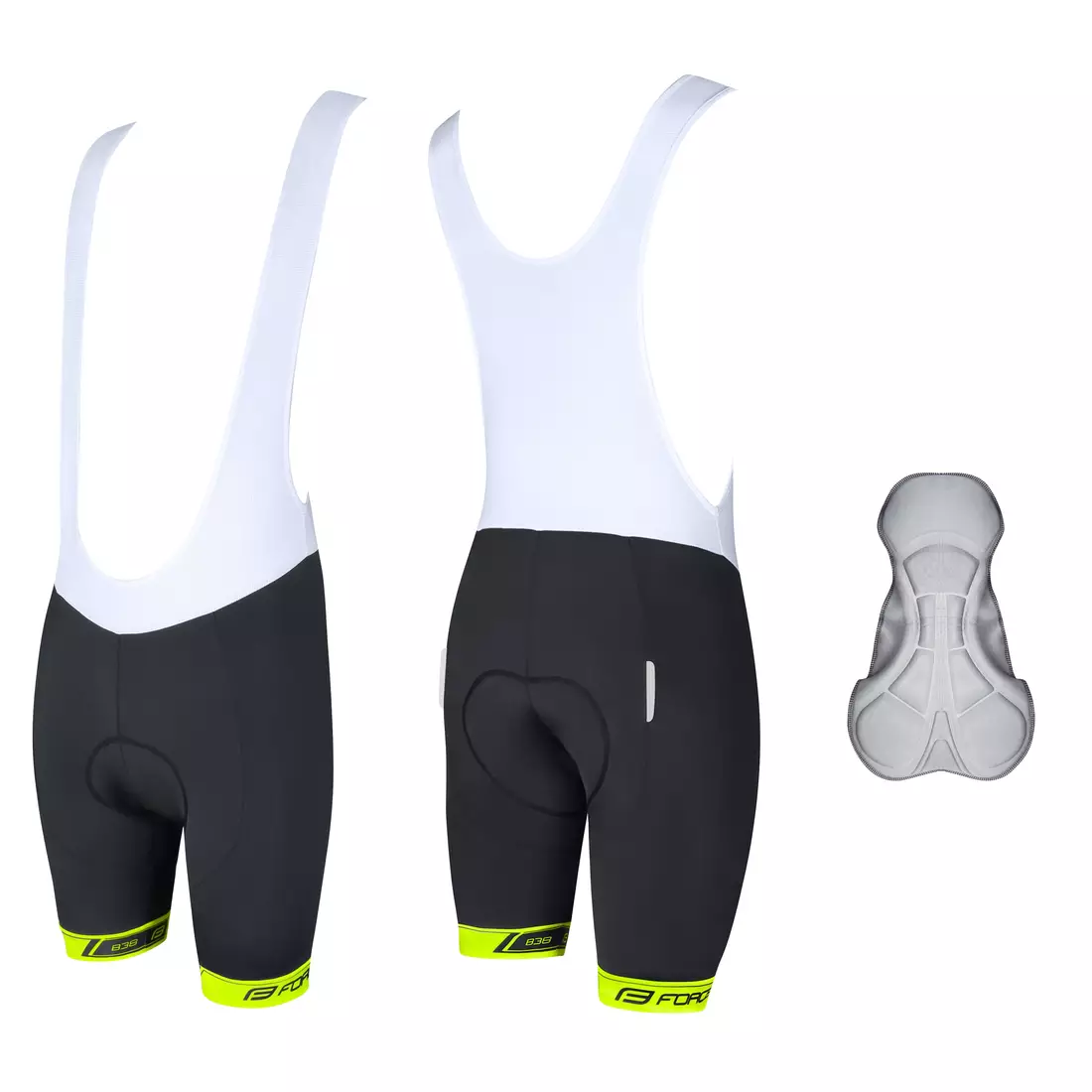 FORCE B38 Cycling shorts with an insert black