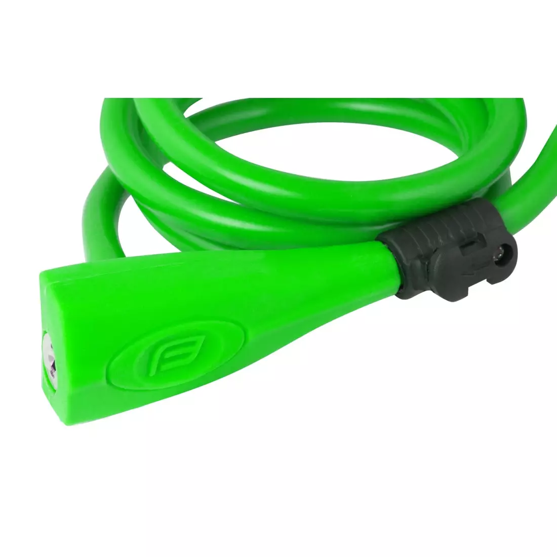 FORCE Bicycle lock + handle 120cm/10mm green 49171
