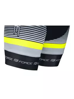 FORCE DRIVE Men's bib bike shorts black 900270
