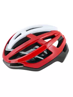 FORCE LYNX Bicycle helmet white/red