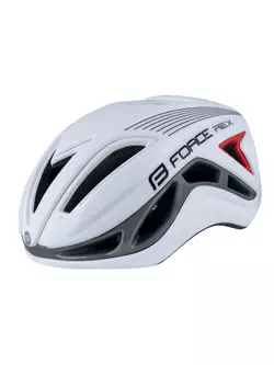 FORCE REX bicycle helmet white