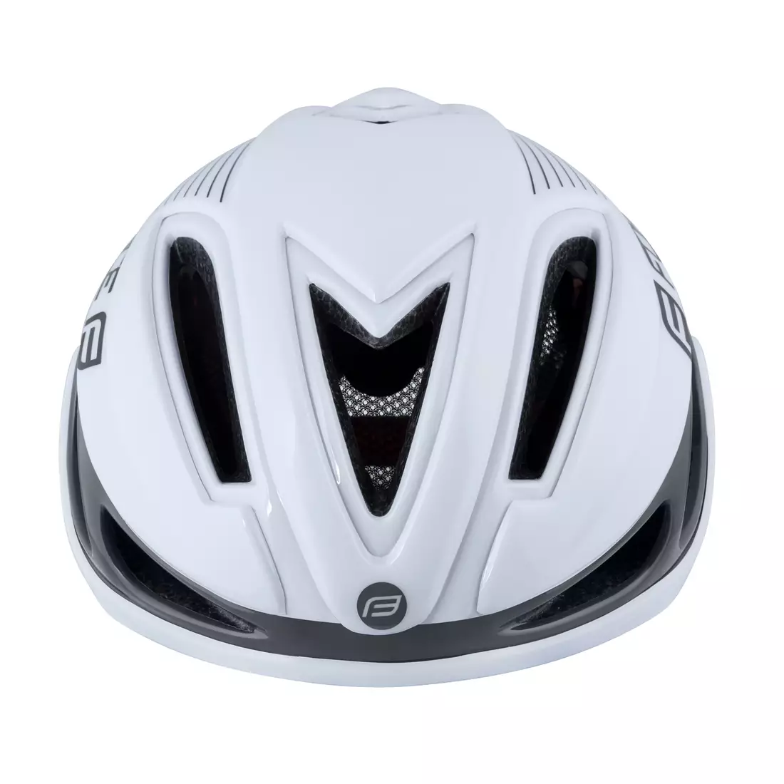 FORCE REX bicycle helmet white
