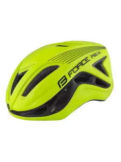 FORCE REX bike helmet fluor yellow
