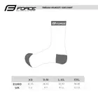 FORCE TRIANGLE cycling/sports socks, black and gray