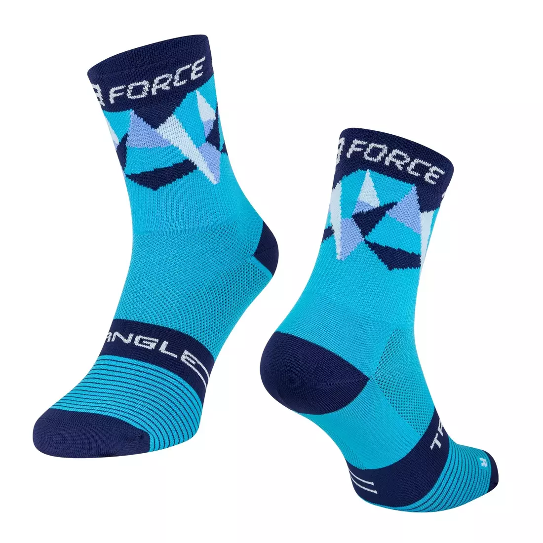 FORCE TRIANGLE cycling/sports socks, blue