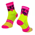 FORCE TRIANGLE cycling/sports socks, fluo-pink