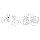 FORCE Wall hanger for 3 bicycles, foldable, gray-black 899485