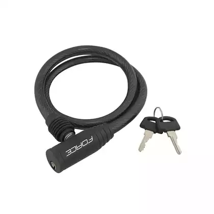 FORCE Bicycle clasp 80cm/12mm black 49121