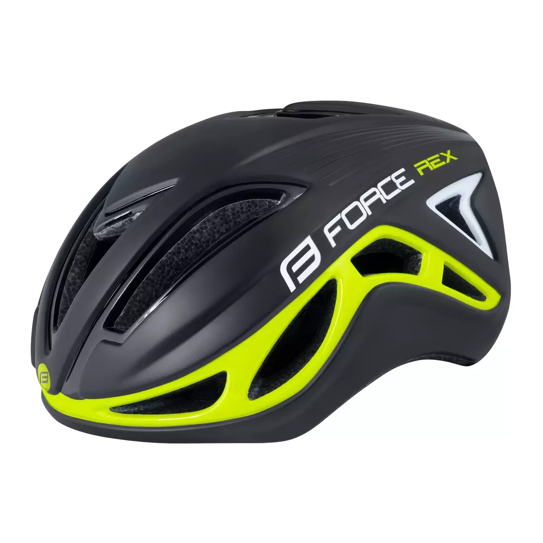 FORCE bicycle helmet REX black-fluo, 902858