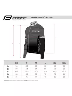 FORCE summer cycling jersey with long sleeves BEST black-grey-fluo yellow 900138