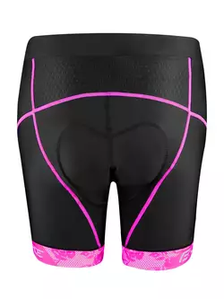 FORCE women's cycling shorts with an insert ROSE - pink 900237 