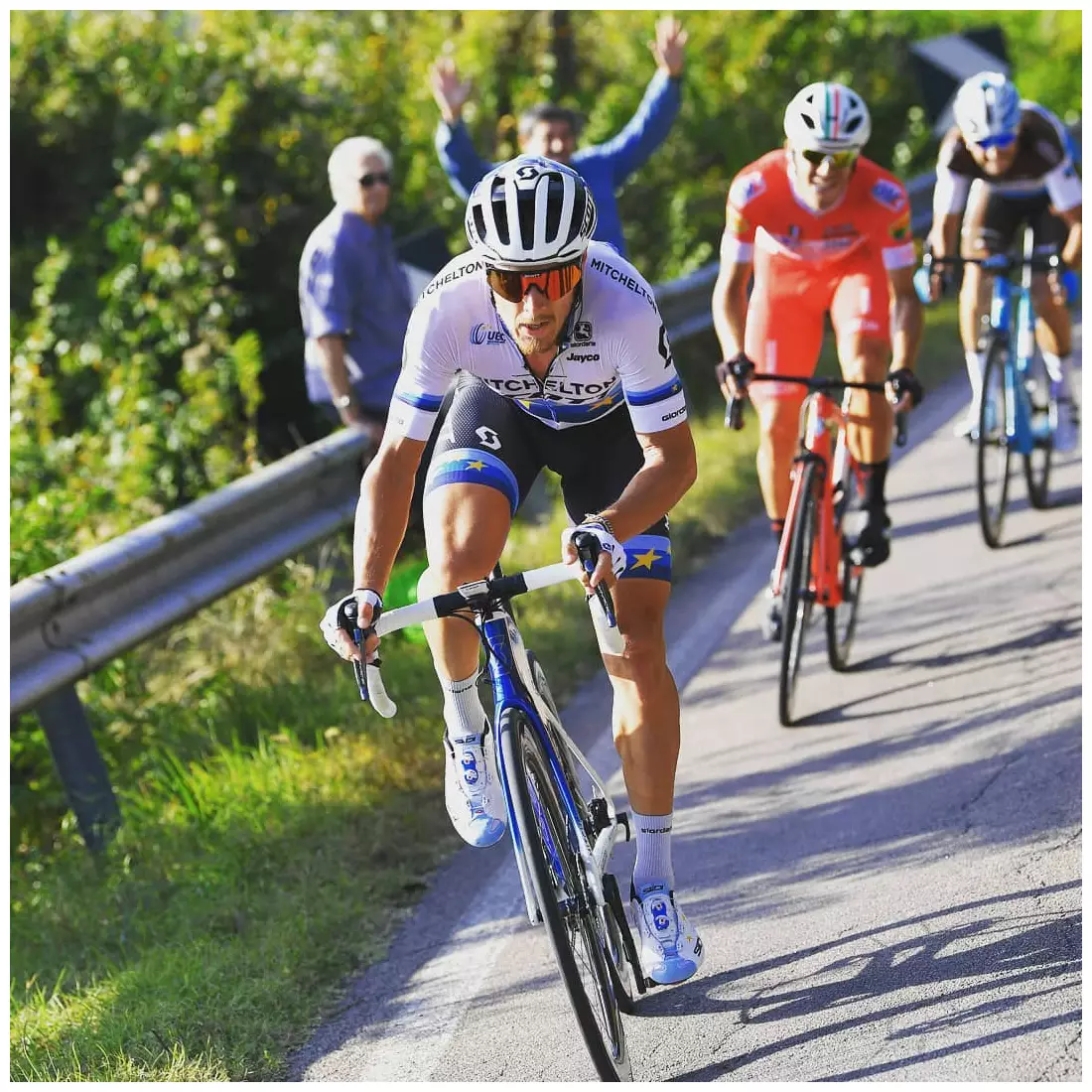 GIORDANA VERO PRO SCOTT MITCHELTON EUROPEAN CHAMPION cycling jersey