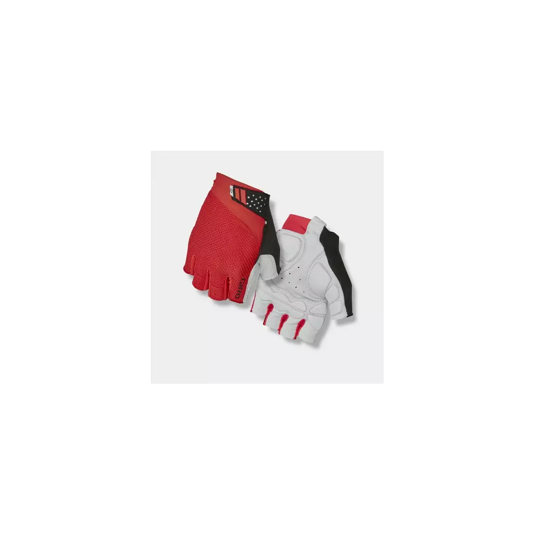 GIRO MONACO II red cycling gloves
