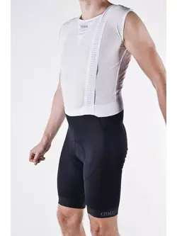KAYMAQ PRO 30001 - men's bib shorts, HP Carbon, color: Black