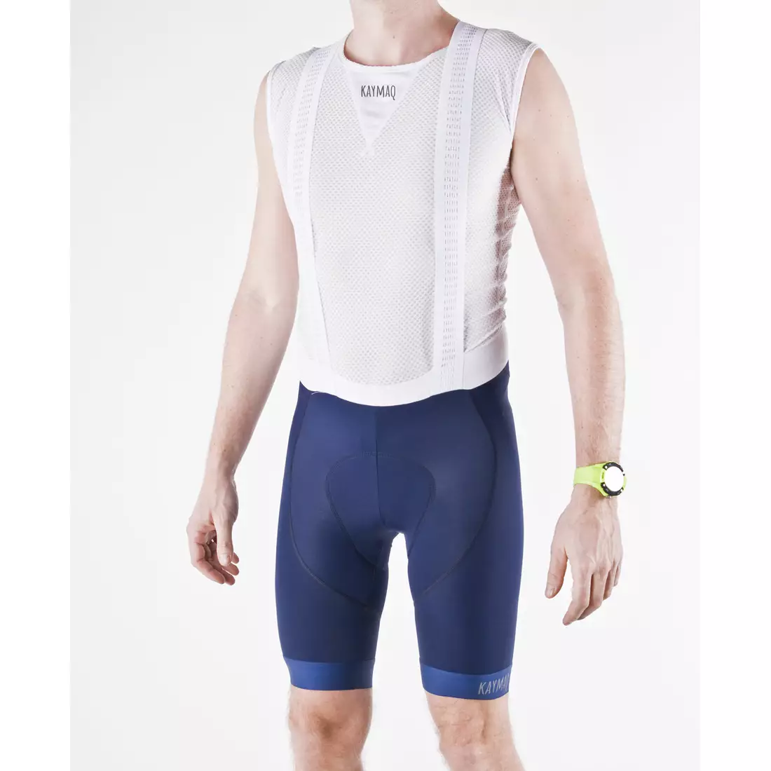 KAYMAQ PRO 30001 - men's bib shorts, HP Carbon, color: Navy Blue