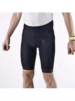 KAYMAQ PRO 30201 - men's bibless cycling shorts, HP Carbon, color: Black