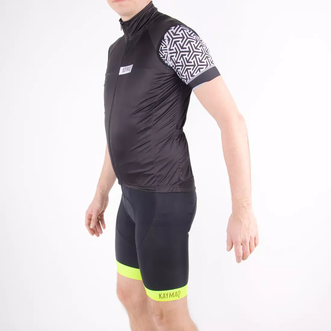KAYMAQ cycling vest windproof membrane black