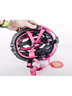 LAZER BLADE+ road bicycle helmet Rollsys&amp;#x00AE; black-pink matte