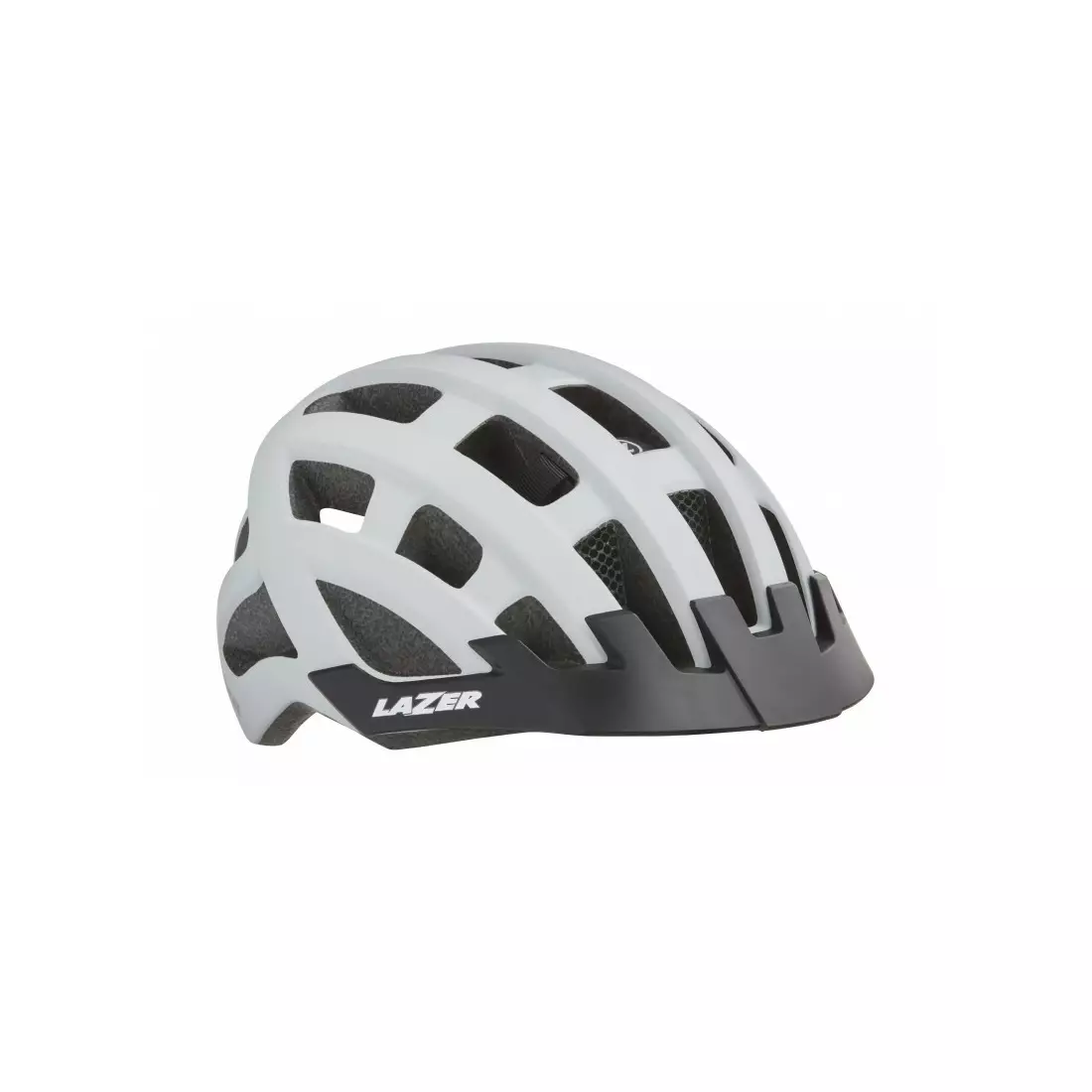 LAZER Compact DLX bicycle helmet LED insect net red white matt