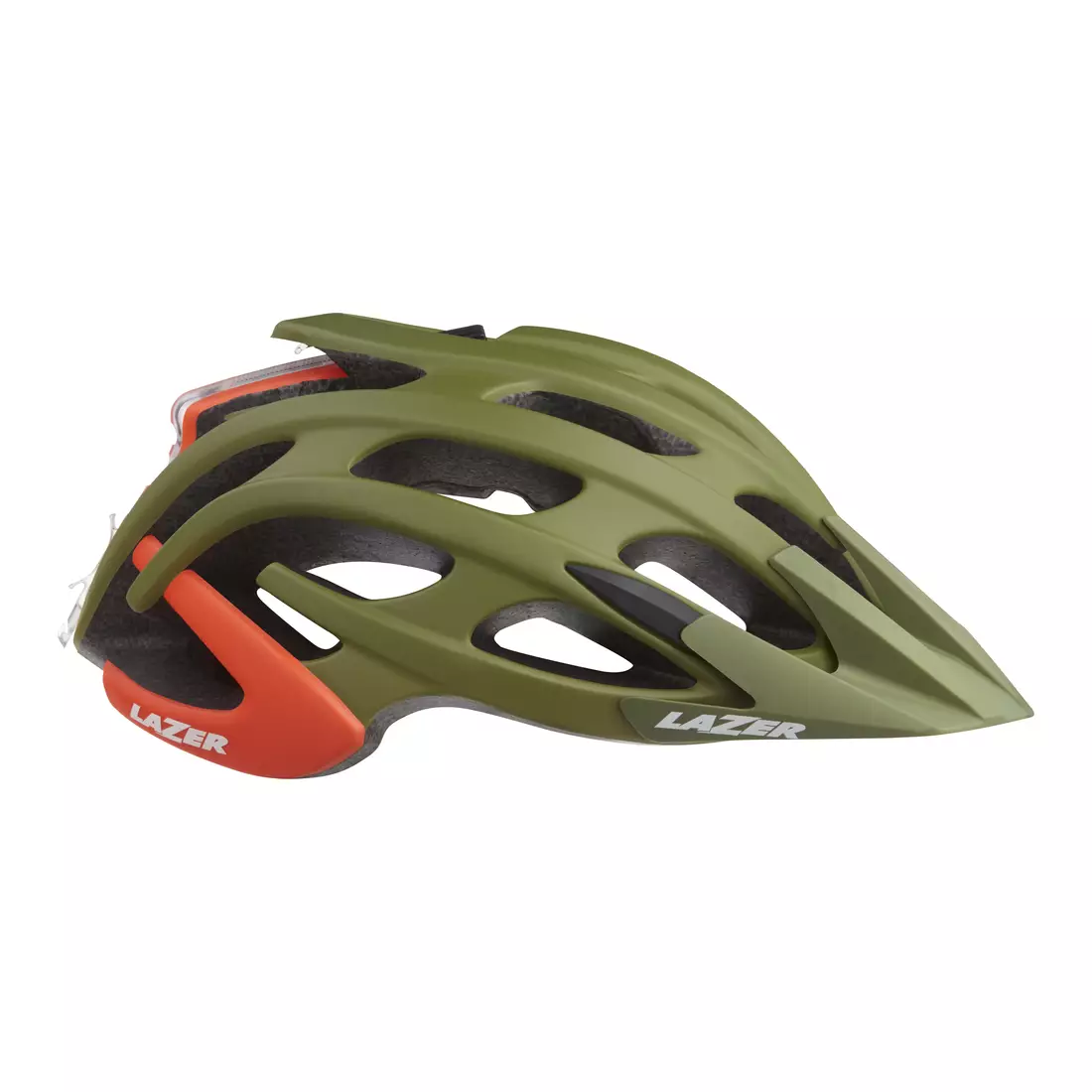 LAZER MAGMA+ MTB bicycle helmet, matt green