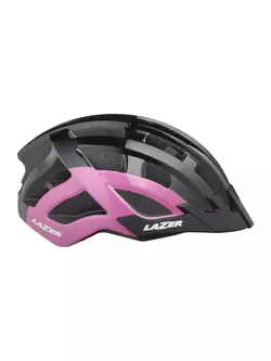 LAZER women's bicycle helmet Petit DLX Mesh + LED black and pink