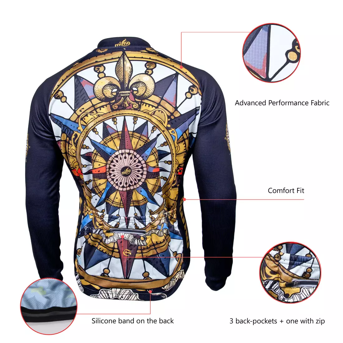 MikeSPORT DESIGN FEEL SPRING men's cycling sweatshirt