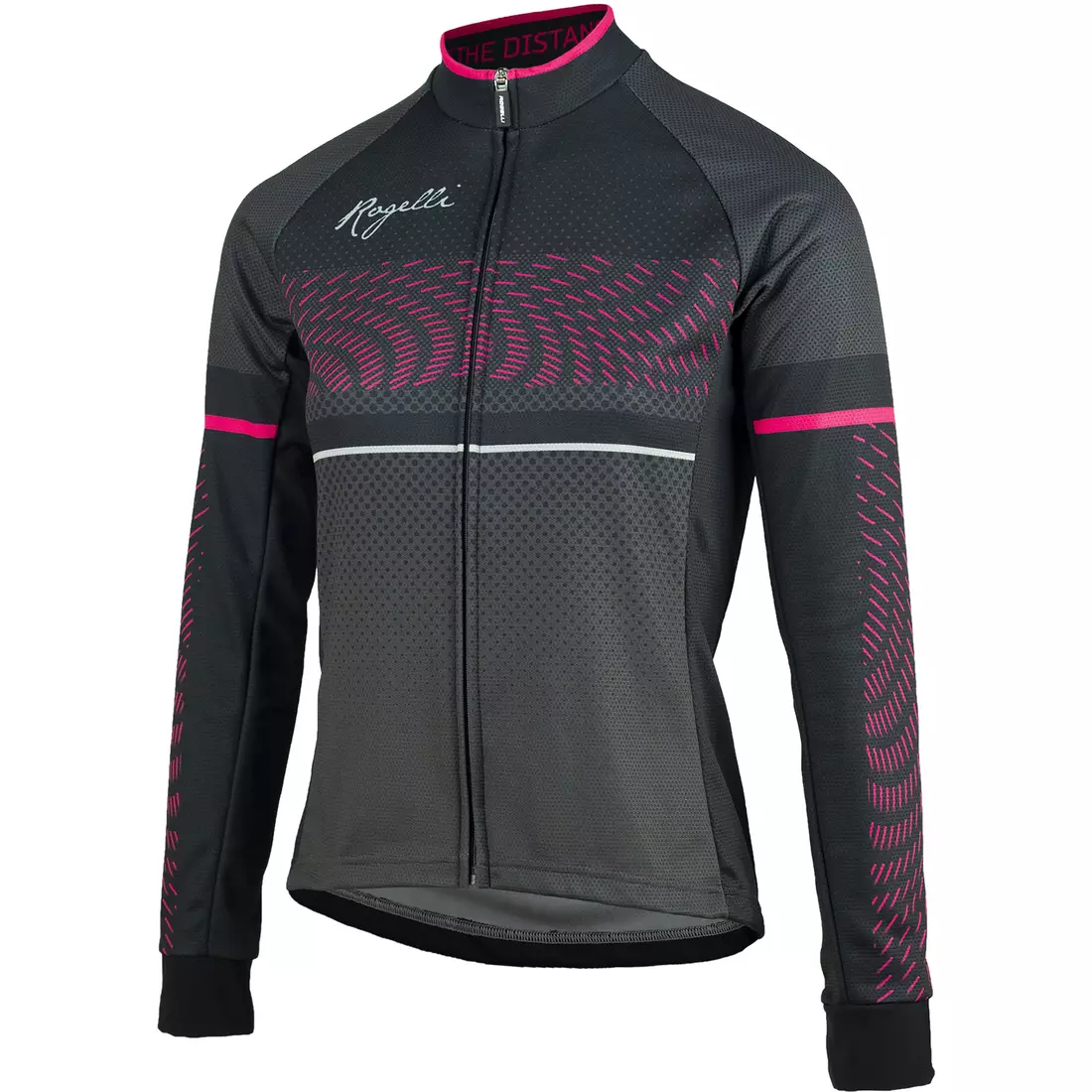 ROGELLI BELLA  women's cycling jersey, black-gray-pink