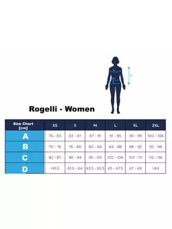 ROGELLI CAROU 3.0 women's cycling shorts black-gray-pink 010.258