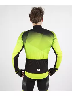 ROGELLI ISPIRATO 2.0 warm cycling sweatshirt fluor green