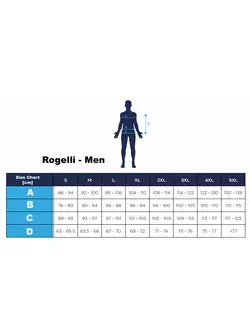 ROGELLI PERUGIA 2.0 men's cycling jersey black-fluor-yellow