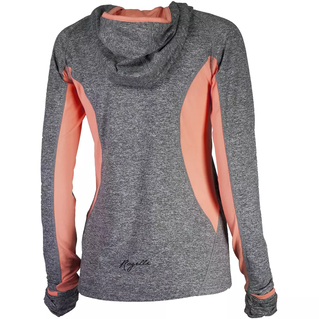 ROGELLI ROSETTA women's long-sleeved T-shirt with hood 050.410, color: gray