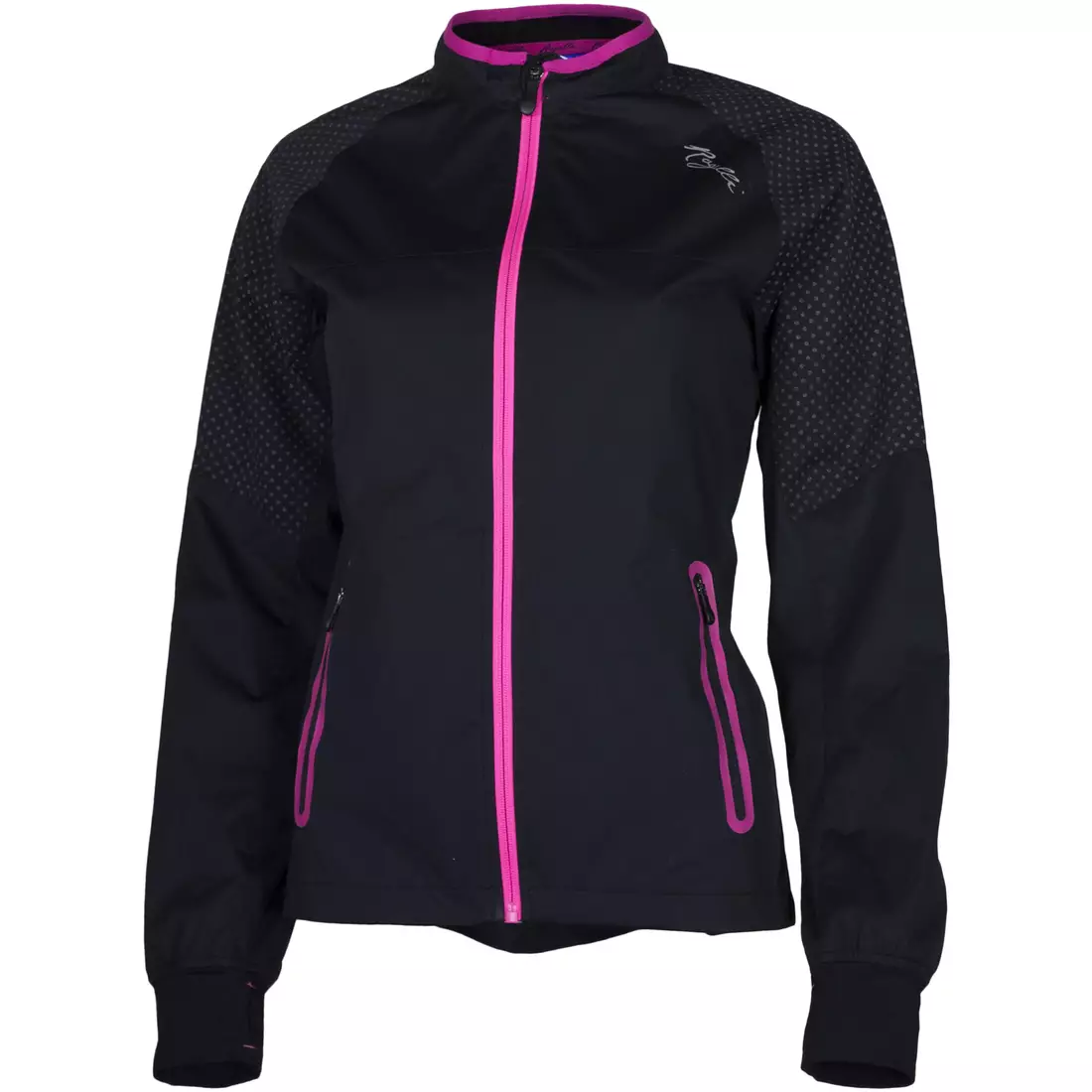 ROGELLI STERNE 801.801 women's running jacket, black and pink
