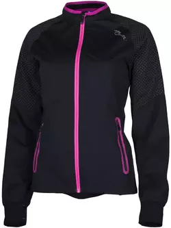 ROGELLI STERNE 801.801 women's running jacket, black and pink