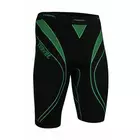 TERVEL OPTILINE men's thermoactive shorts / boxer shorts OPT3204, black and green