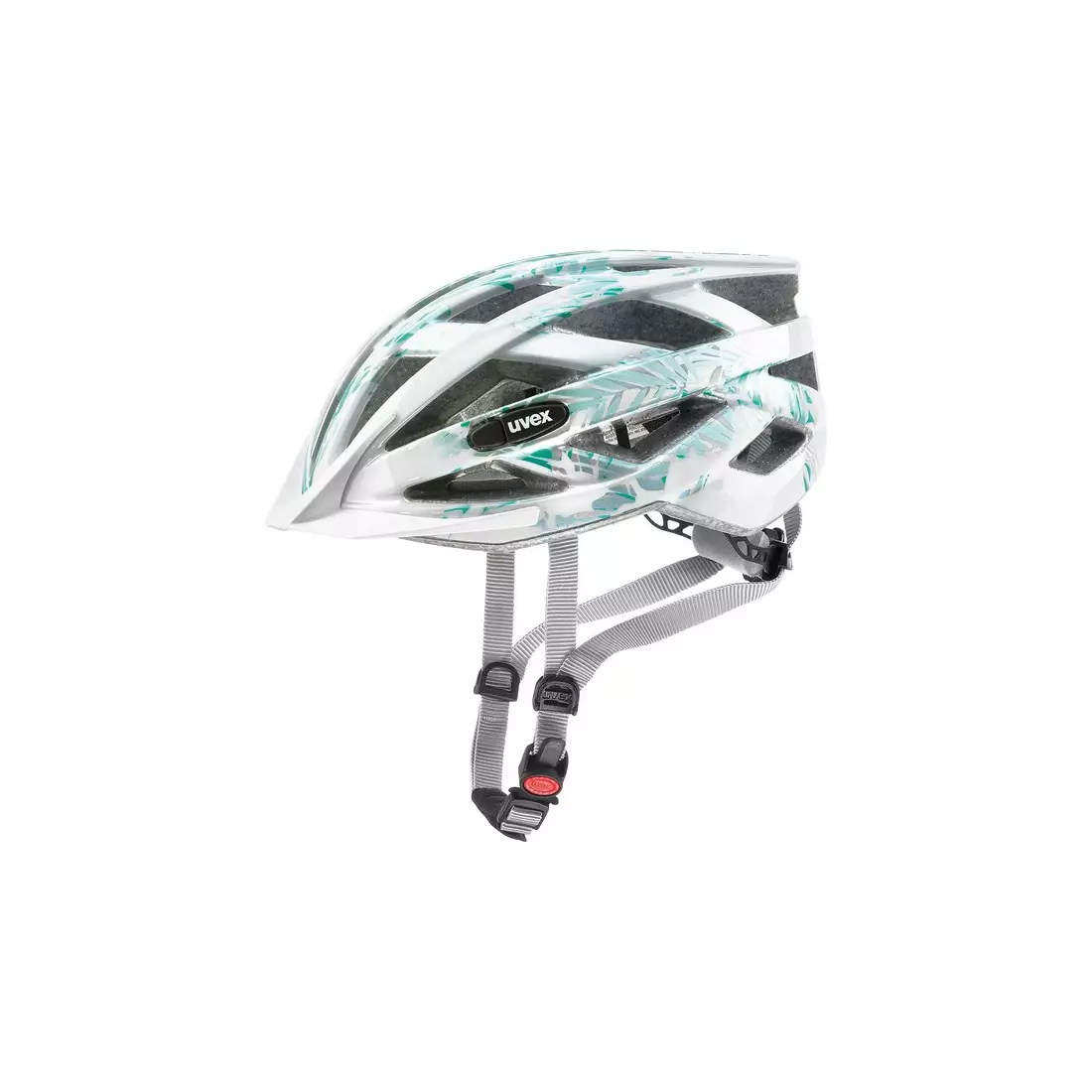 UVEX Air Wing bicycle helmet white green