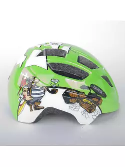 UVEX FINALE JUNIOR GREEN PIRATE bicycle helmet