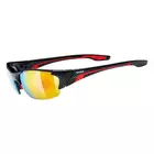 Uvex Blaze III cycling/sports glasses interchangeable lenses black-red 53/0/604/2316/UNI SS19