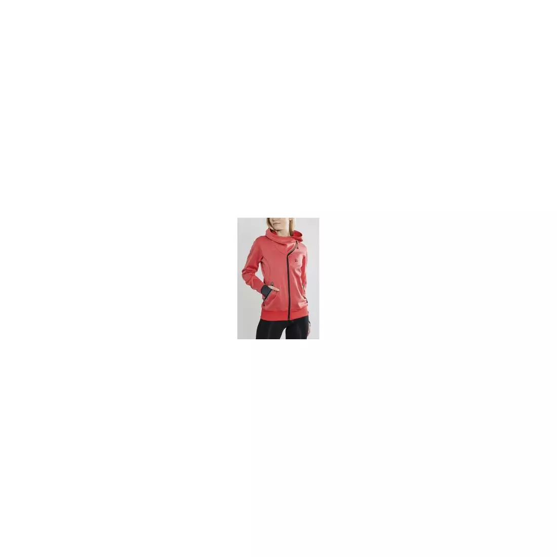CRAFT SPORTS FLEECE ASSYMETRIC Women Sport Sweatshirt Rose 1908010-481200